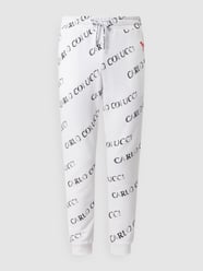 Sweatbroek met logomotief  van CARLO COLUCCI Wit - 42