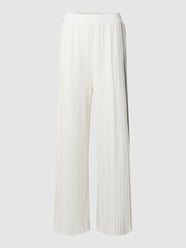 Broek met plissévouwen, model 'VELAME' van Pennyblack Wit - 22