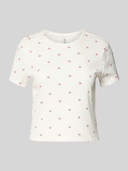 Regular Fit T-Shirt in Rippoptik Modell 'FENJA LIFE' von Only - 10