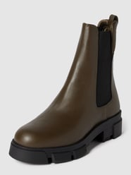 Chelsea boots met labeldetail, model 'MADLA' van Guess Groen - 30