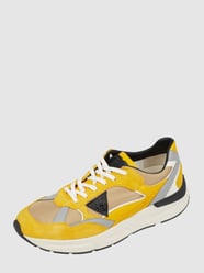 Sneaker mit Lederbesatz  von Guess Gelb - 5