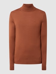 Trui met rolkraag van wol van CK Calvin Klein Bruin - 14
