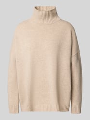 Oversized coltrui van een pure scheerwol, model 'BORGIA' van Weekend Max Mara Beige - 31