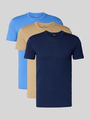 Slim fit T-shirt van 100% katoen in een set van 3 van Polo Ralph Lauren Underwear - 5