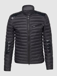 Steppjacke mit Logo-Patch von SAVE THE DUCK Schwarz - 18