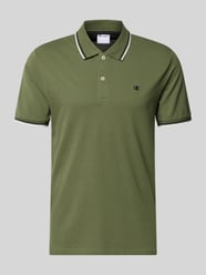 Koszulka polo o kroju slim fit z naszywanym logo od Champion - 11