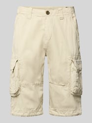 Bermudas mit Pattentaschen und Logo-Stitching von Alpha Industries - 35