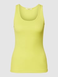Tanktop in riblook van Lanius Groen - 21