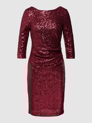 Cocktailkleid mit Paillettenbesatz von Paradi Bordeaux - 33