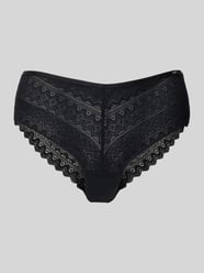 Slim fit slip met logo-applicatie, model 'Cheeky' van Skiny - 48