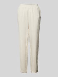 Loose Fit Stoffhose mit elastischem Bund von YAS Beige - 27