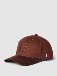 Basecap mit Label-Stitching von Les Deux Braun - 8