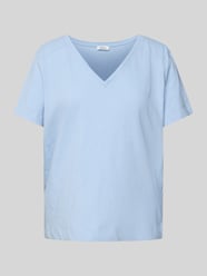 T-shirt o kroju regular fit z czystej bawełny od s.Oliver RED LABEL - 46