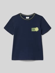 męski t-shirt o kroju regular fit z czystej bawełny od s.Oliver RED LABEL - 32