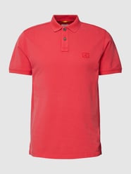 Poloshirt mit Label-Stitching von camel active Rot - 46