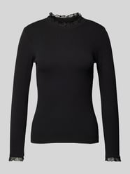 Longsleeve mit Feinripp Modell 'LESLIE' von Only Schwarz - 29