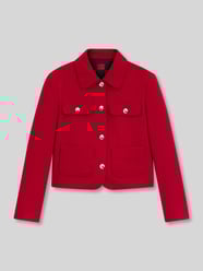 Boxy fit korte blazer met wol, model 'AGESIA' van HUGO - 7