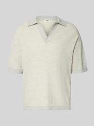 Relaxed Fit Poloshirt mit V-Ausschnitt Modell 'LAURENZZO' von DRYKORN - 46