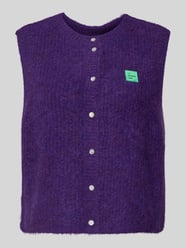 Regular fit bodywarmer met alpacawol van American Vintage - 11