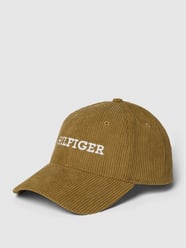 Baseballcap van corduroy van Tommy Hilfiger Bruin - 5