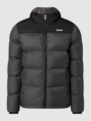 Gewatteerd jack met capuchon, model 'Utah' van Schott NYC Grijs / zwart - 9
