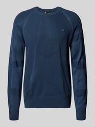 Gebreide pullover met logostitching en ronde hals van G-Star Raw - 15