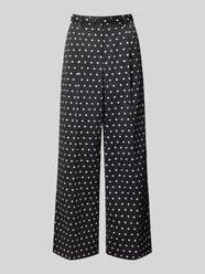 Hose im Allover-Look mit Gürtel Modell 'MALBA' von Neo Noir - 25
