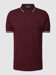 Poloshirt mit Logo-Stickerei Modell 'FRED' von Fred Perry Bordeaux - 19