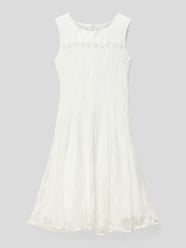 Kleid mit floraler Spitze von Happy Girls Weiß - 17