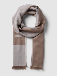 Schal mit Label-Print von JOOP! Collection Beige - 9