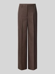 Bootcut broek met persplooien van MORE & MORE - 32