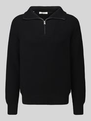 Regular Fit Pullover aus reiner Baumwolle mit Troyer-Kragen von Selected - 31
