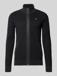 Regular Fit Strickjacke aus reiner Baumwolle mit Label-Stitching von PME Legend - 14