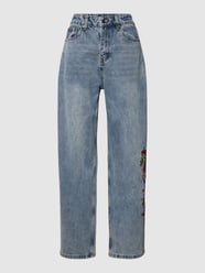 Baggy Fit Jeans mit floralen Stickereien Modell 'FLOWER' von ED HARDY - 16