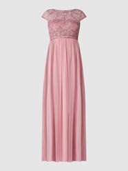 Abendkleid aus Tüll mit Zierperlen von Christian Berg Cocktail Pink - 23