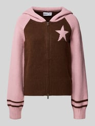 Gebreid vest met tweewegrits model 'NOUGAT' van DAISY STREET - 36