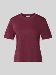 Regular fit t-shirt van puur katoen van s.Oliver RED LABEL Bordeaux - 18