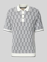 Poloshirt in Strick-Optik Modell 'CODY' von Jack & Jones - 5