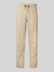 Straight Fit Leinenhose mit elastischem Bund Modell 'Barton' von Matinique - 11