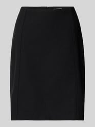 Knielange rok met naadritssluiting van Christian Berg Woman - 14