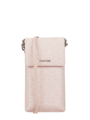 Handytasche mit Logo-Muster von CK Calvin Klein Pink - 5