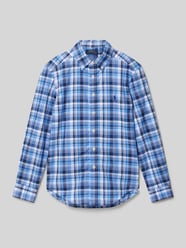 Hemd mit Button-Down-Kragen von Polo Ralph Lauren Teens Blau - 44