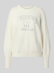 Strickpullover mit Ziersteinbesatz Modell 'LEIGHTON' von Guess - 45