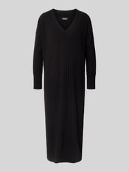 Fließendes Strickkleid mit V-Ausschnitt Modell 'NEW TESSA' von Only - 31