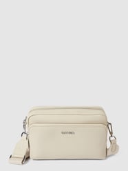 Torba na ramię z aplikacją z logo od CK Calvin Klein Biały - 5