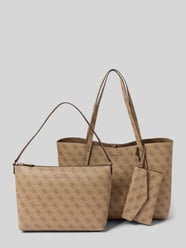 Handtasche mit Label-Applikation Modell 'BRENTON TOTE' von GUESS - 13