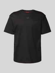 T-Shirt mit Label-Patch Modell 'Dalile' von HUGO Schwarz - 44