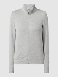 Bluza rozpinana ze stójką od Huber Bodywear Szary - 10