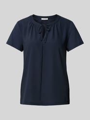 T-shirt z wycięciem w kształcie łezki od Tom Tailor - 29