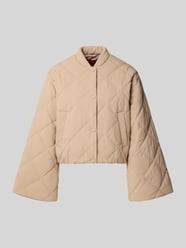 Relaxed Fit Steppjacke mit Druckknöpfen Modell 'FASTEPPA' von HUGO Beige - 17
